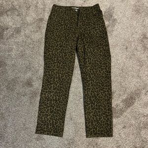 PacSun cheetah print jeans